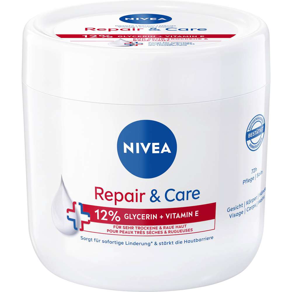 Produktabbildung Nivea Bodycreme, Repair&Care