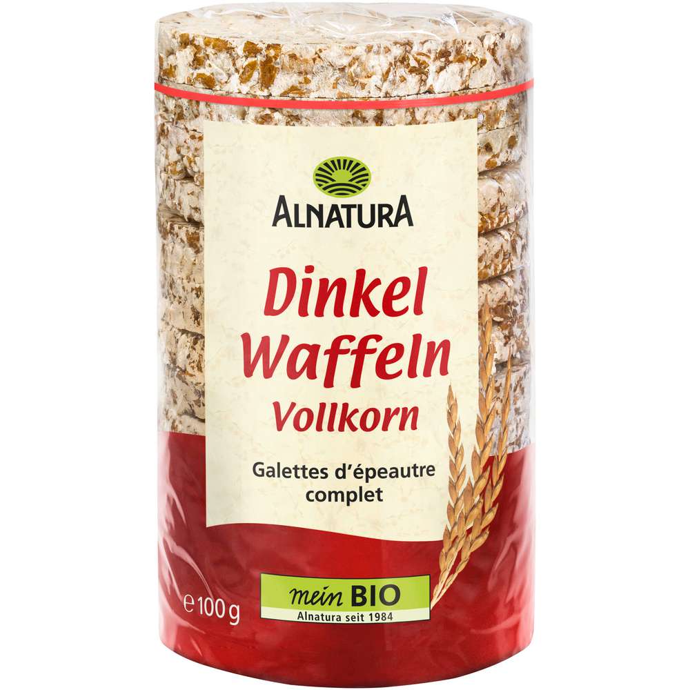 Produktabbildung Alnatura Bio Dinkel Waffeln, natur
