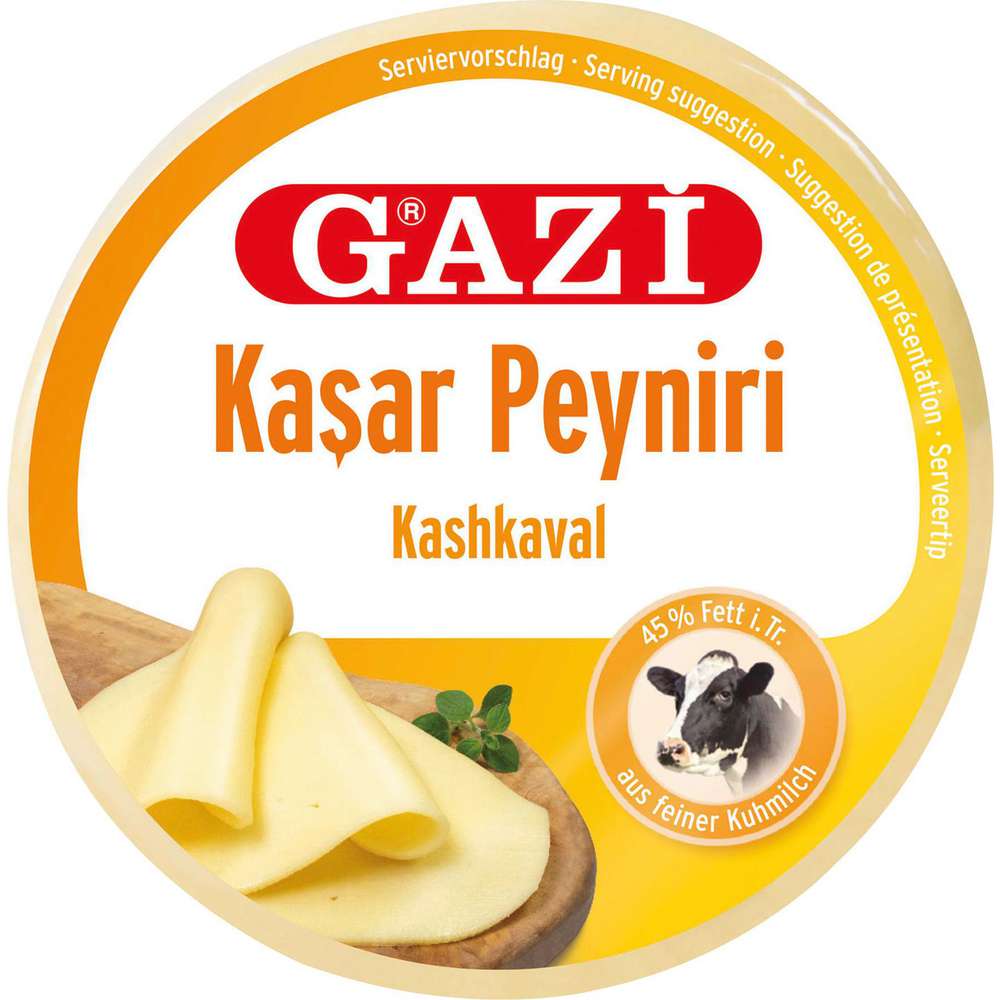 Produktabbildung Gazi Schnittkäse Kasar Peyniri, 45%