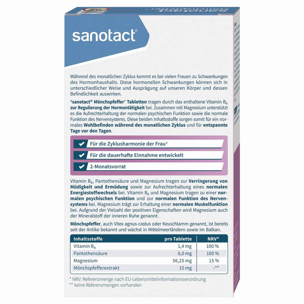 Produktabbildung sanotact Mönchspfeffer