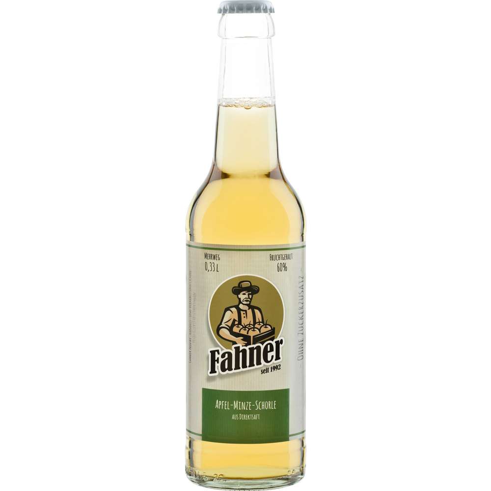Produktabbildung Fahner Apfel-Minze-Schorle