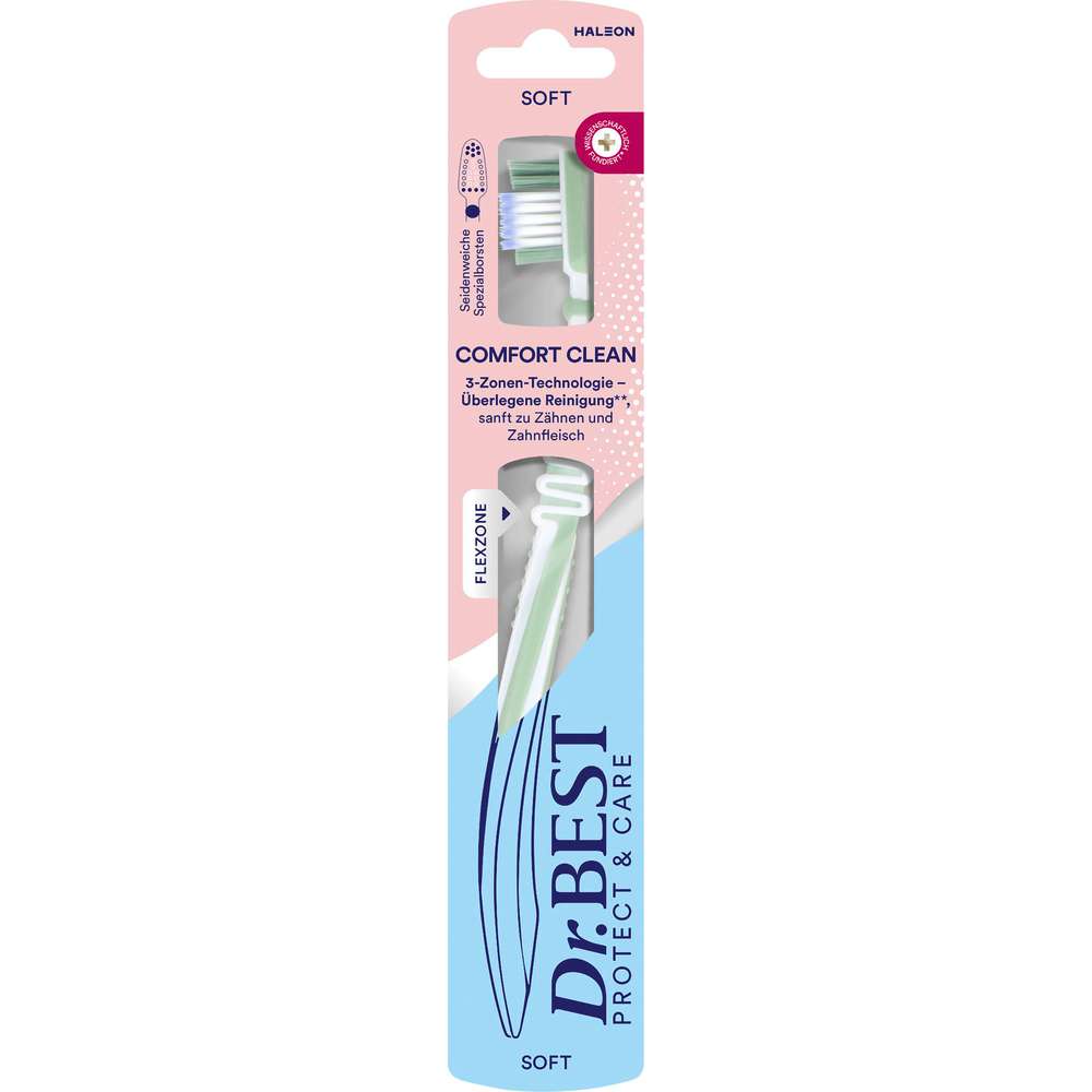Produktabbildung Dr.Best Zahnbürste Comfort Clean, soft