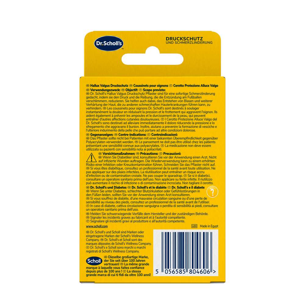 Produktabbildung Dr.Scholl's Hallux Valgus Druckschutz
