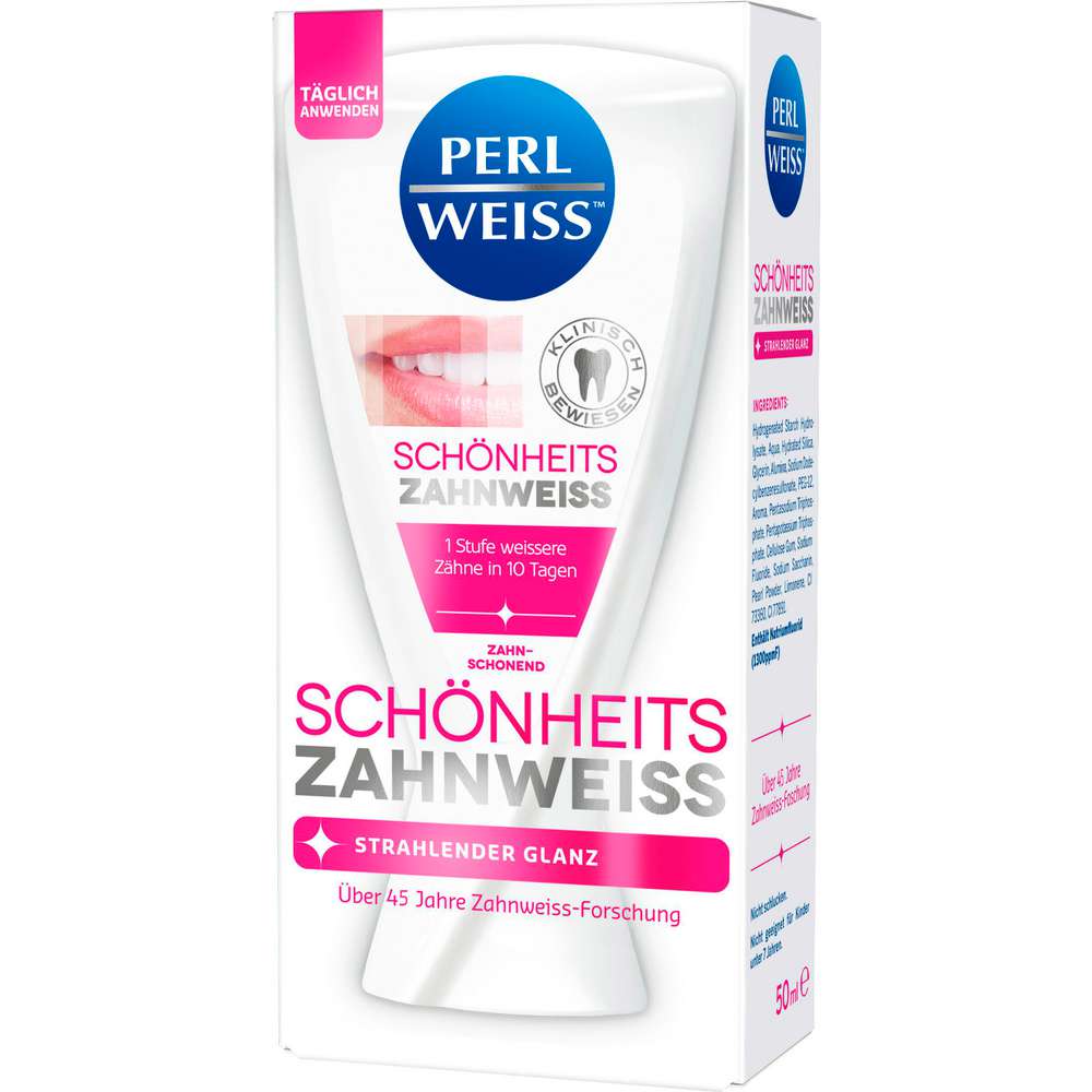 Produktabbildung Perlweiss Zahncreme, Schönheitsweiß