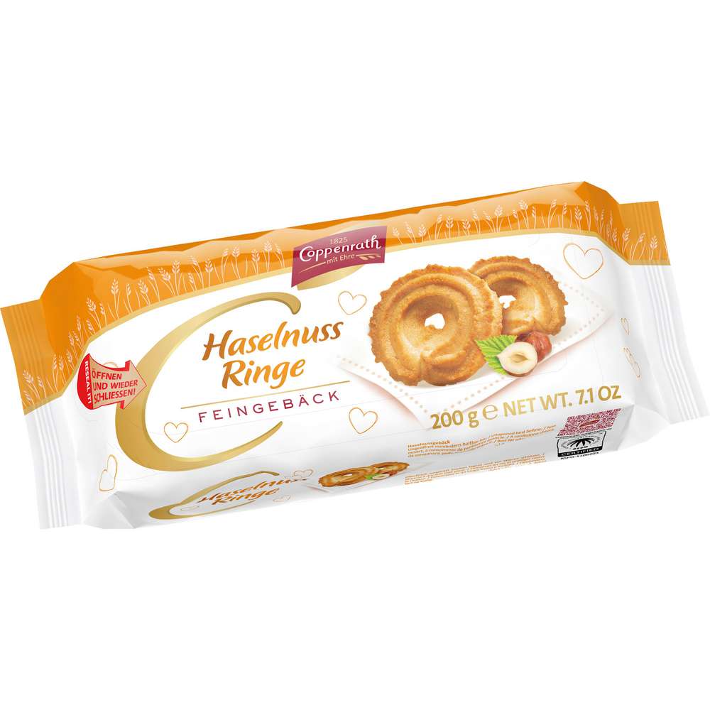Produktabbildung Coppenrath Gebäck Haselnussringe