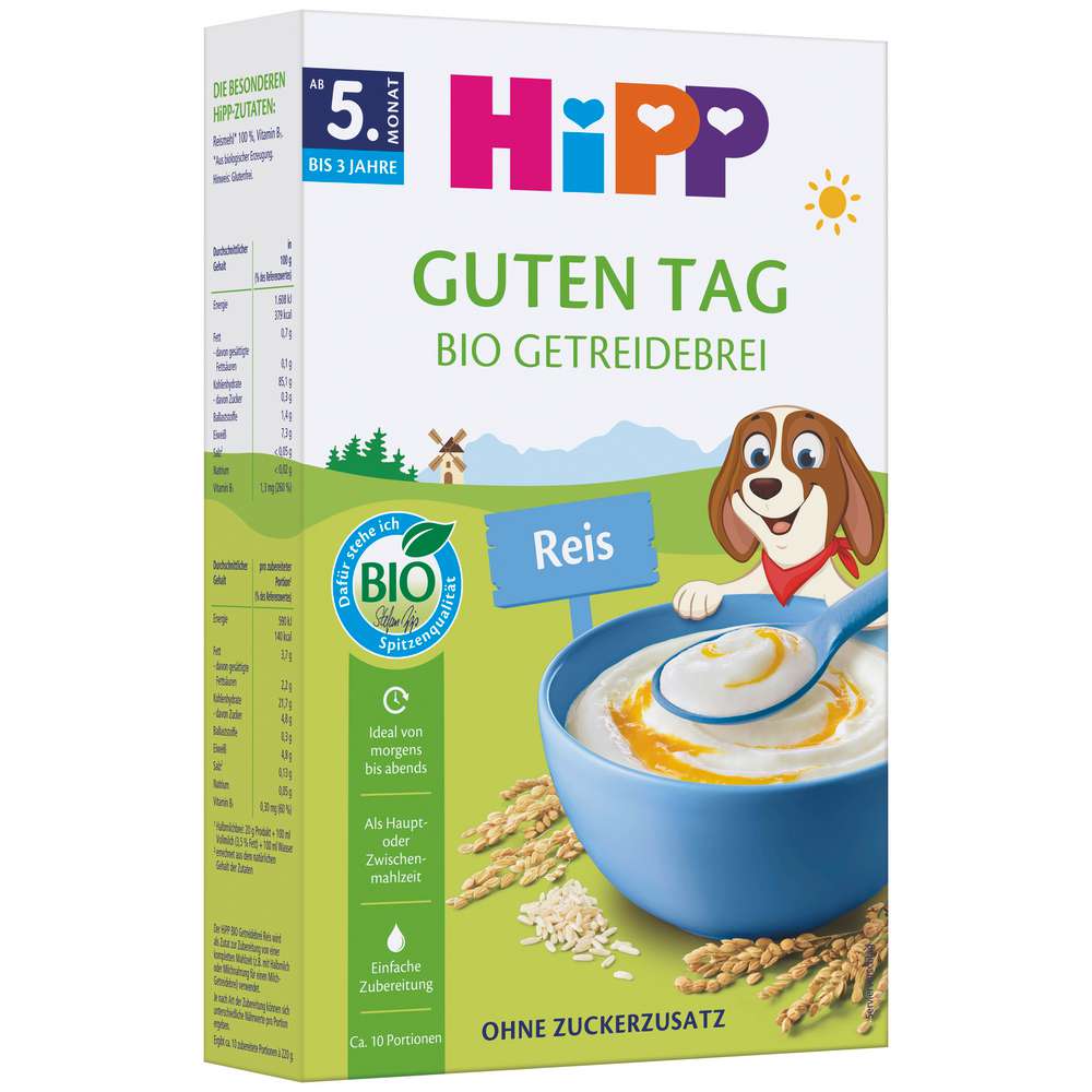 Produktabbildung Hipp Bio Baby Reisbrei