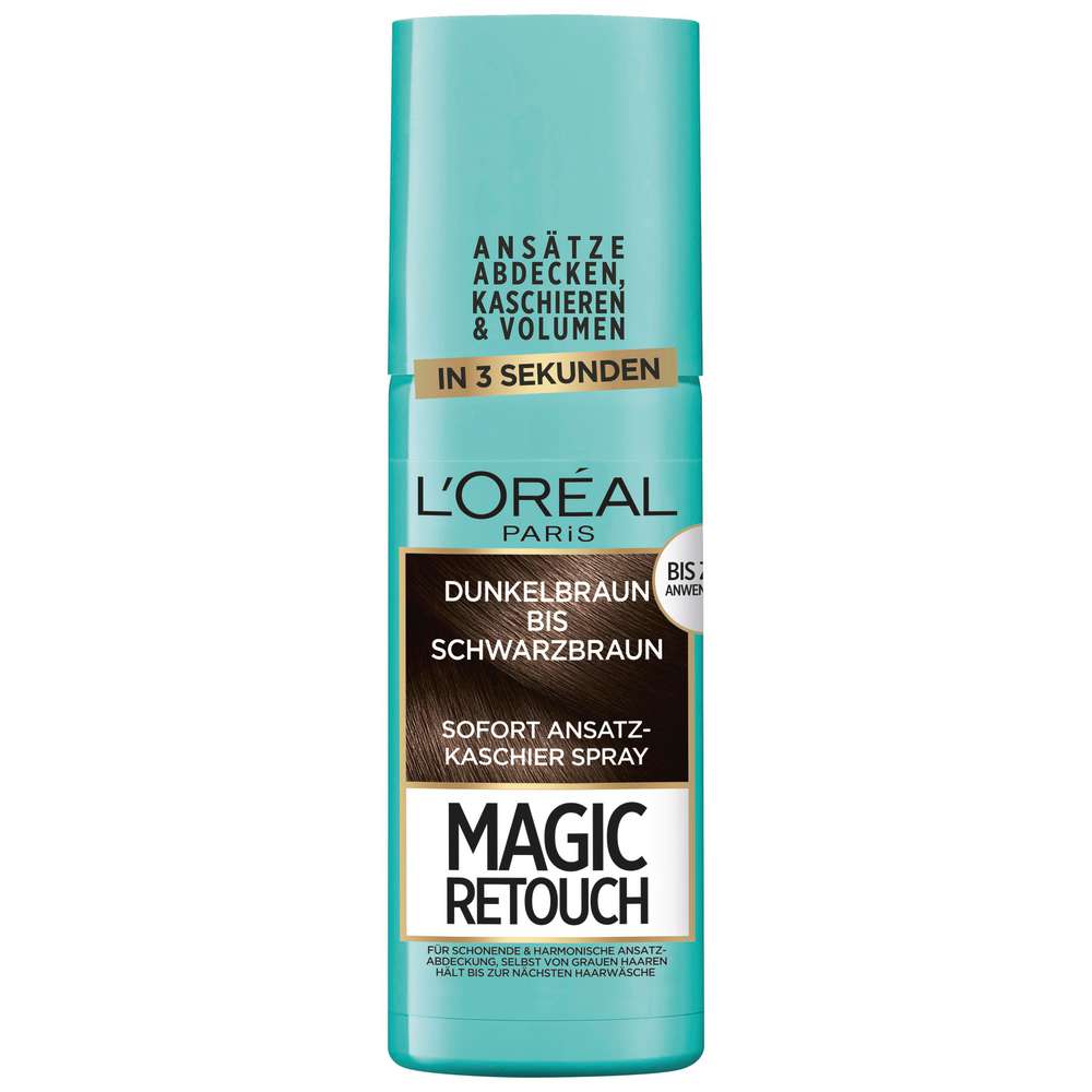 Produktabbildung L'Oreal Paris Ansatzspray Magic Retouch 2 Dunkelbraun-Schwarzbraun