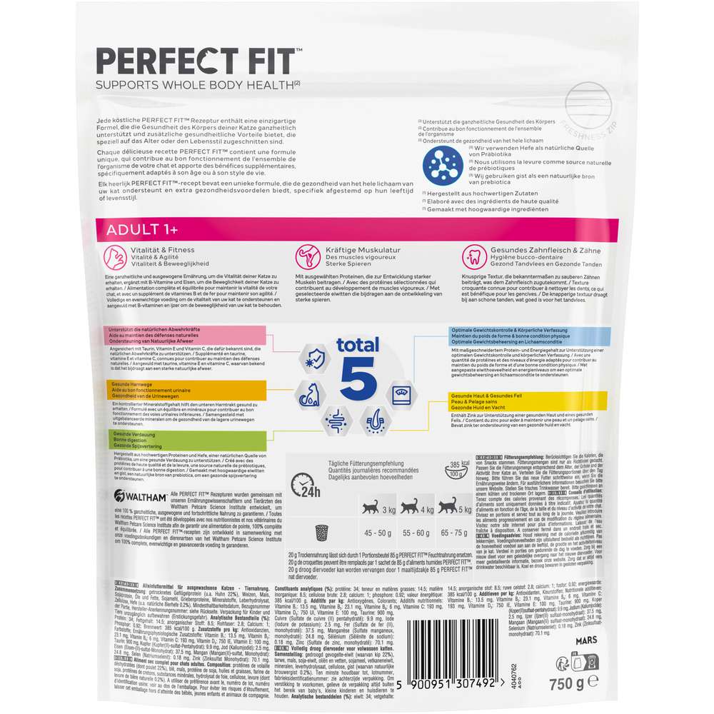 Produktabbildung Perfect Fit Katzen-Trockenfutter, Adult, Huhn