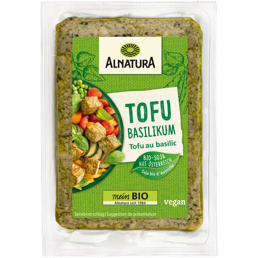Produktabbildung Alnatura Tofu Basilikum