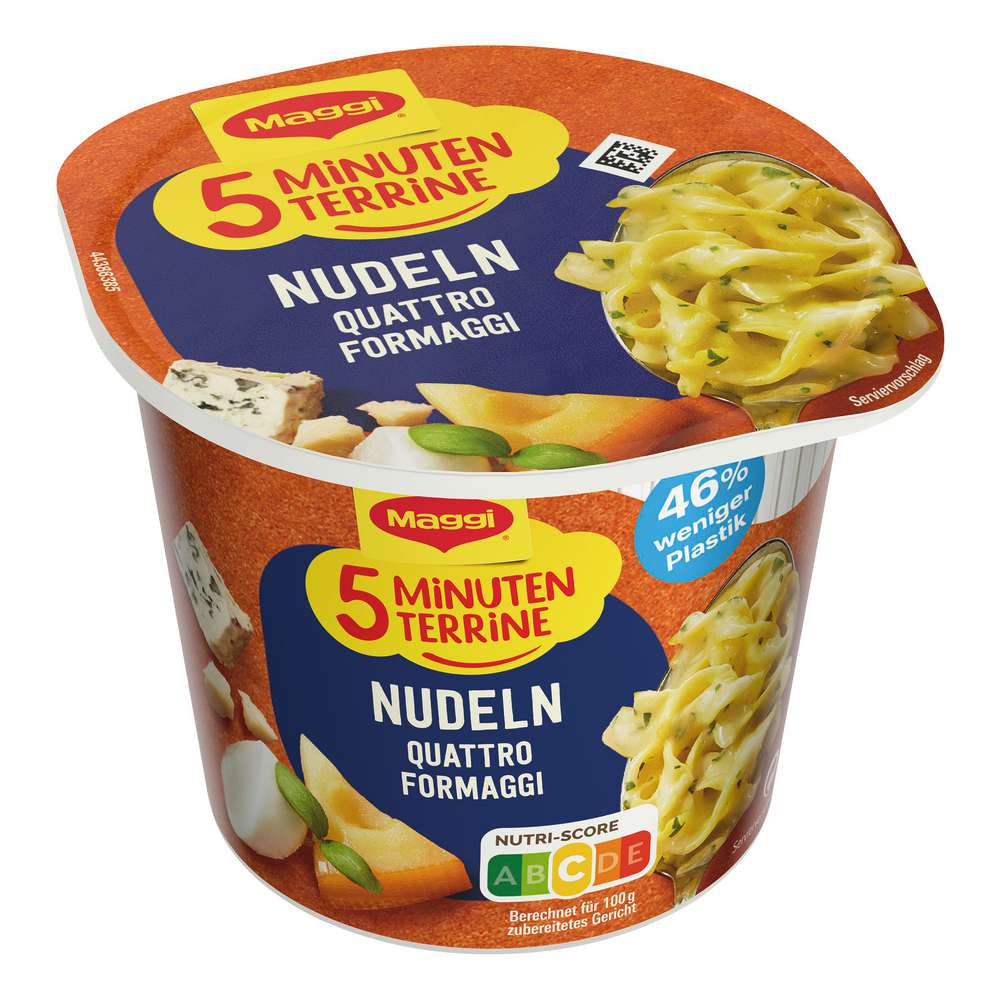 Produktabbildung Maggi 5 Minuten Terrine, Nudeln Quattro Formaggi
