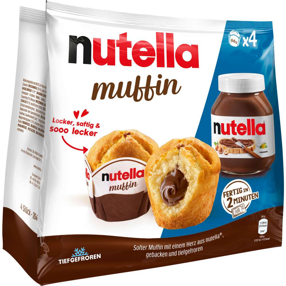 Produktabbildung Ferrero Nutella Muffin, tiefgekühlt