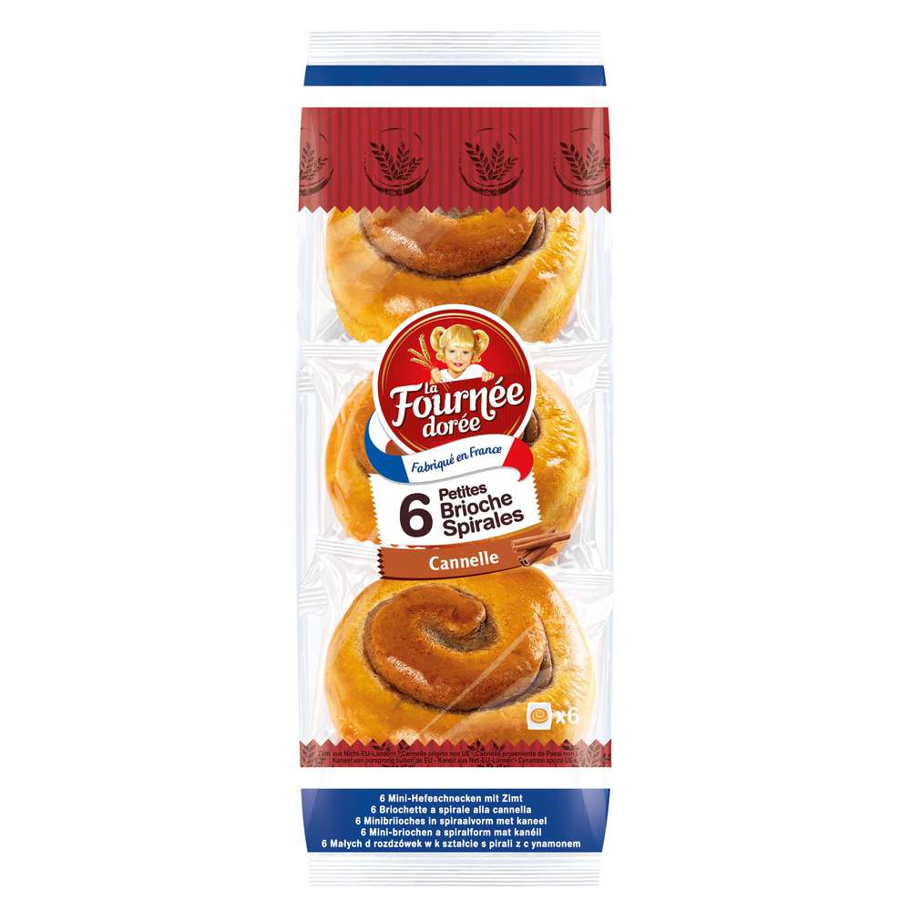 Produktabbildung La Fournee Doree Mini Hefeschnecken mit Zimt