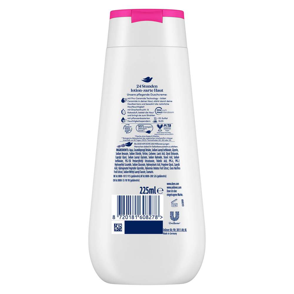 Produktabbildung Dove Duschcreme, Drachenfrucht-& Kokos Duft