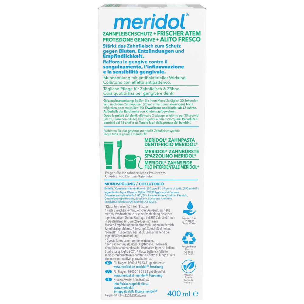 Produktabbildung meridol Mundspülung sicherer Atem