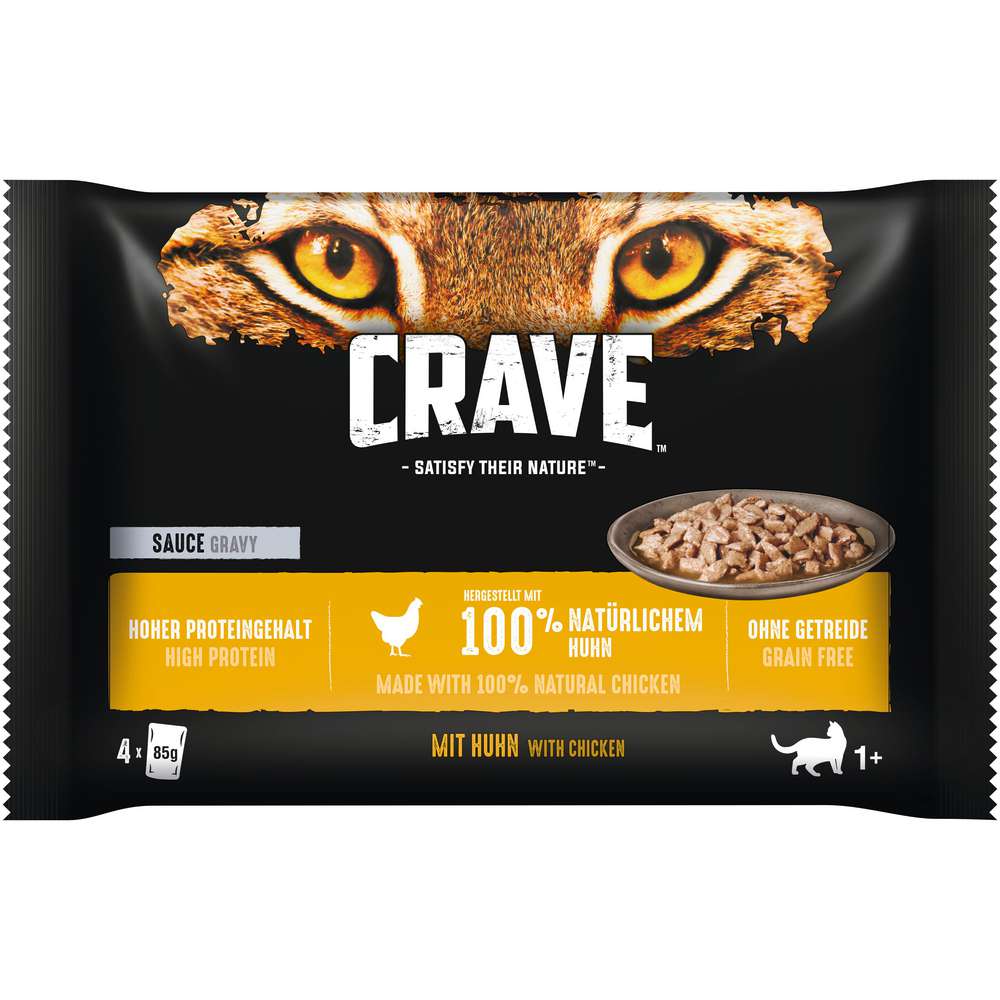 Produktabbildung Crave Katzen-Nassfutter, Huhn