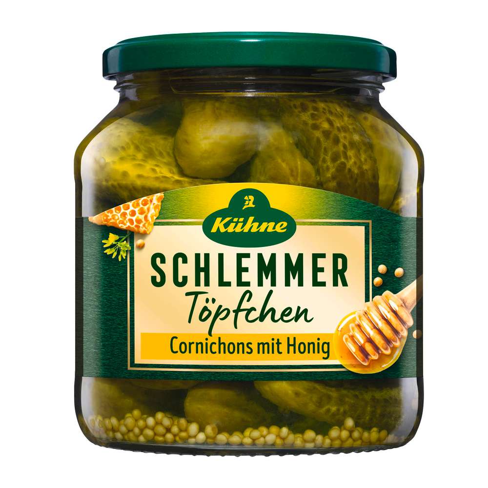 Produktabbildung Kühne Cornichons Schlemmertöpfchen, Süß