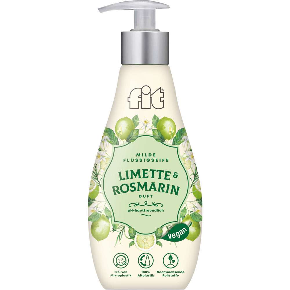 Produktabbildung Fit Flüssigseife, Limette & Rosmarin