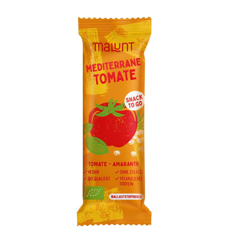 Produktabbildung malunt Bio Gemüse-Riegel, Tomate