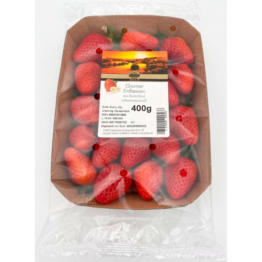Produktabbildung keine Marke Globus Gold Premium Erdbeeren, 400 g-Schale