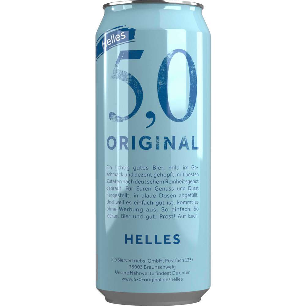 Produktabbildung Oettinger Original Helles Bier 5%