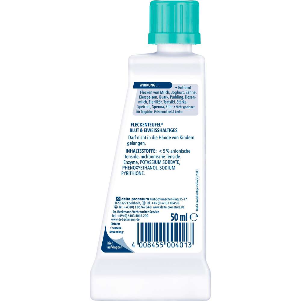 Produktabbildung Dr. Beckmann Fleckenteufel, Blut & Eiweißhaltiges