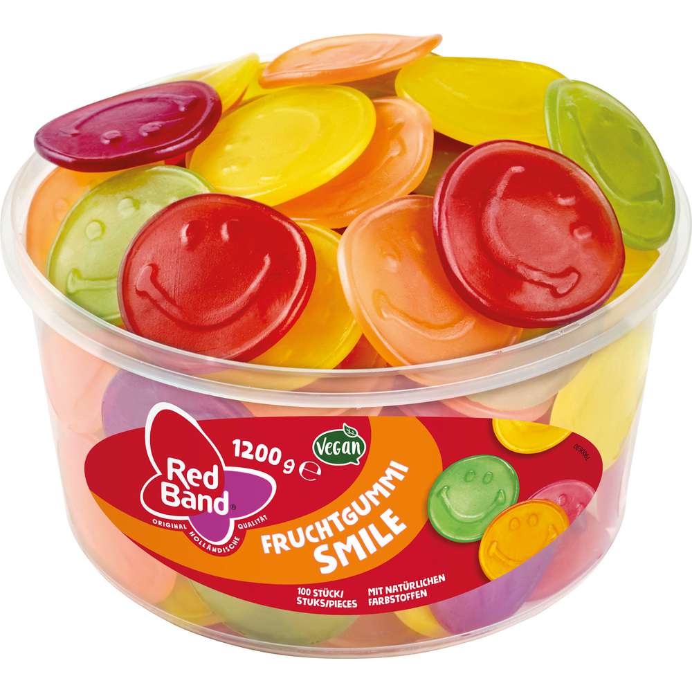 Produktabbildung Red Band Fruchtgummi Smiley