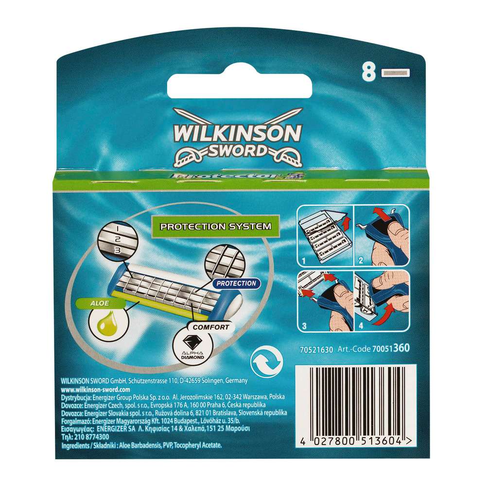 Produktabbildung Wilkinson Rasierklingen Protector 3