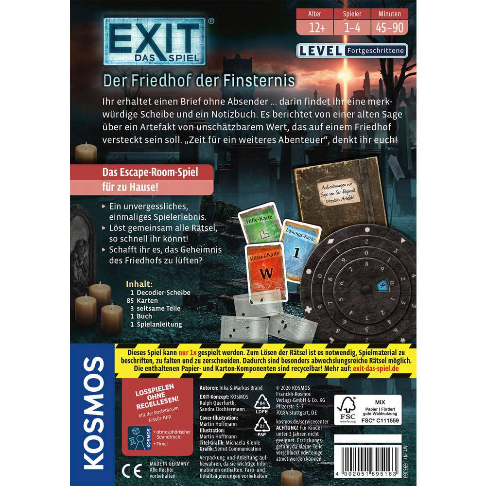 Produktabbildung Kosmos EXIT - Friedhof der Finsternis