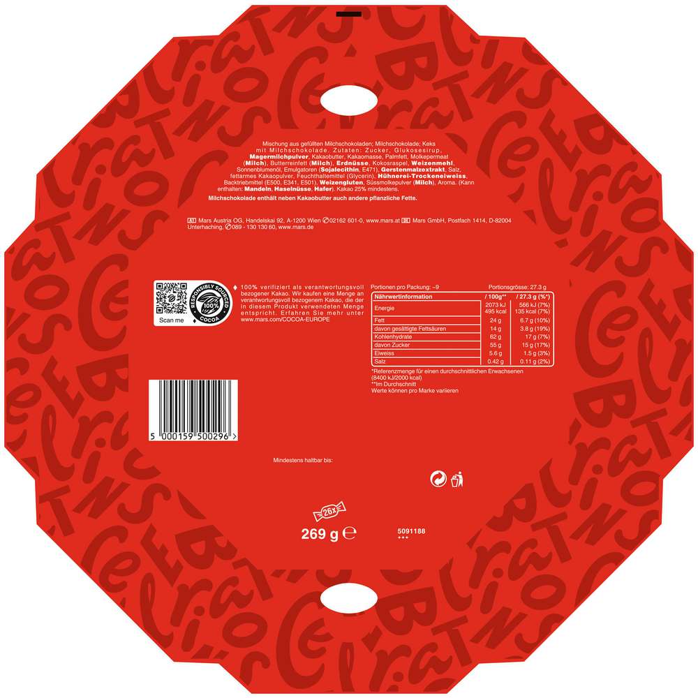 Produktabbildung Celebrations Mini-Schokoriegel Mix