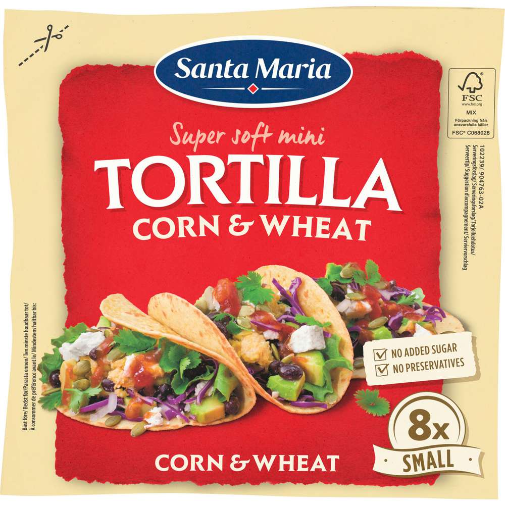 Produktabbildung SANTA MARIA Tortilla, Corn&Wheat