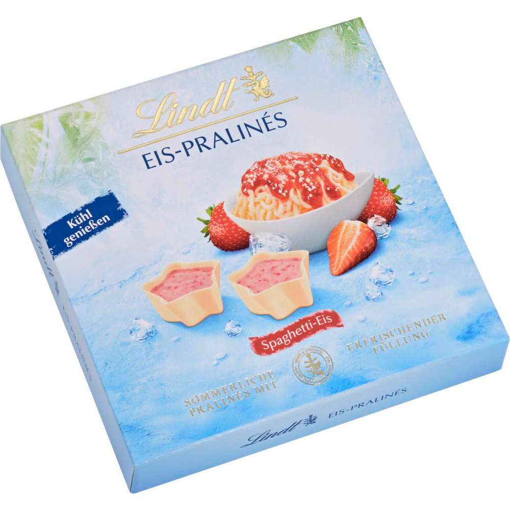 Produktabbildung Lindt Eis-Pralinés, Spaghetti-Eis
