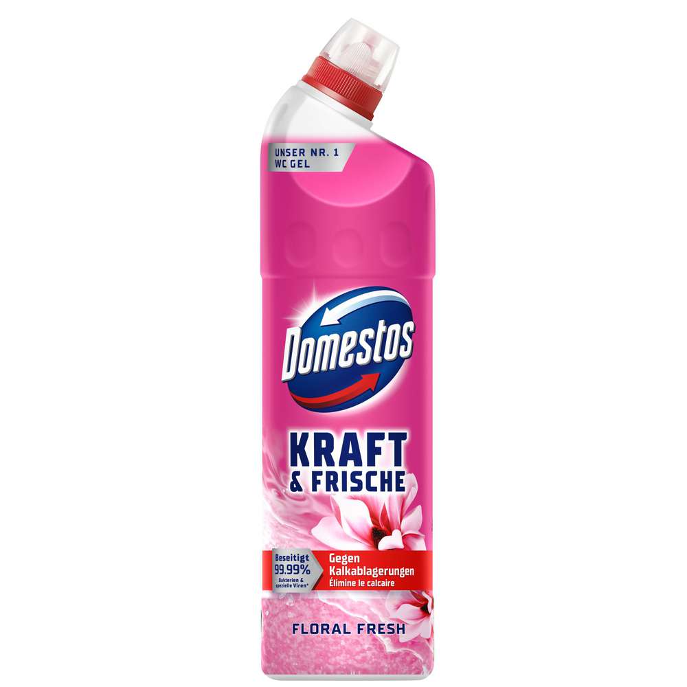 Produktabbildung Domestos WC Reiniger Gel, Floral Fresh