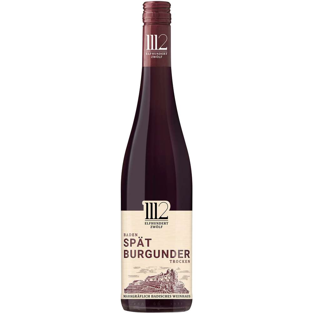Produktabbildung Markgräflich Badisches Weinhaus 1112 Spätburgunder, Rotwein