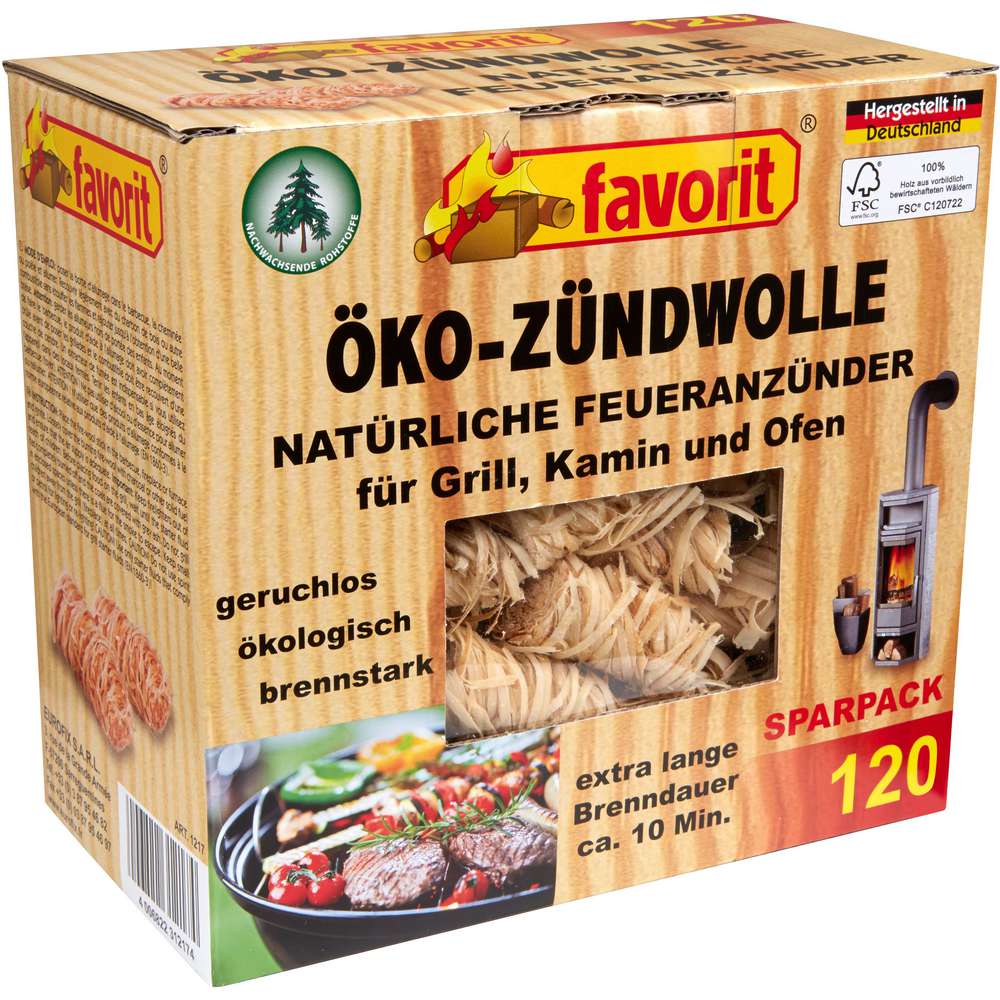 Produktabbildung Favorit Öko-Zündwolle