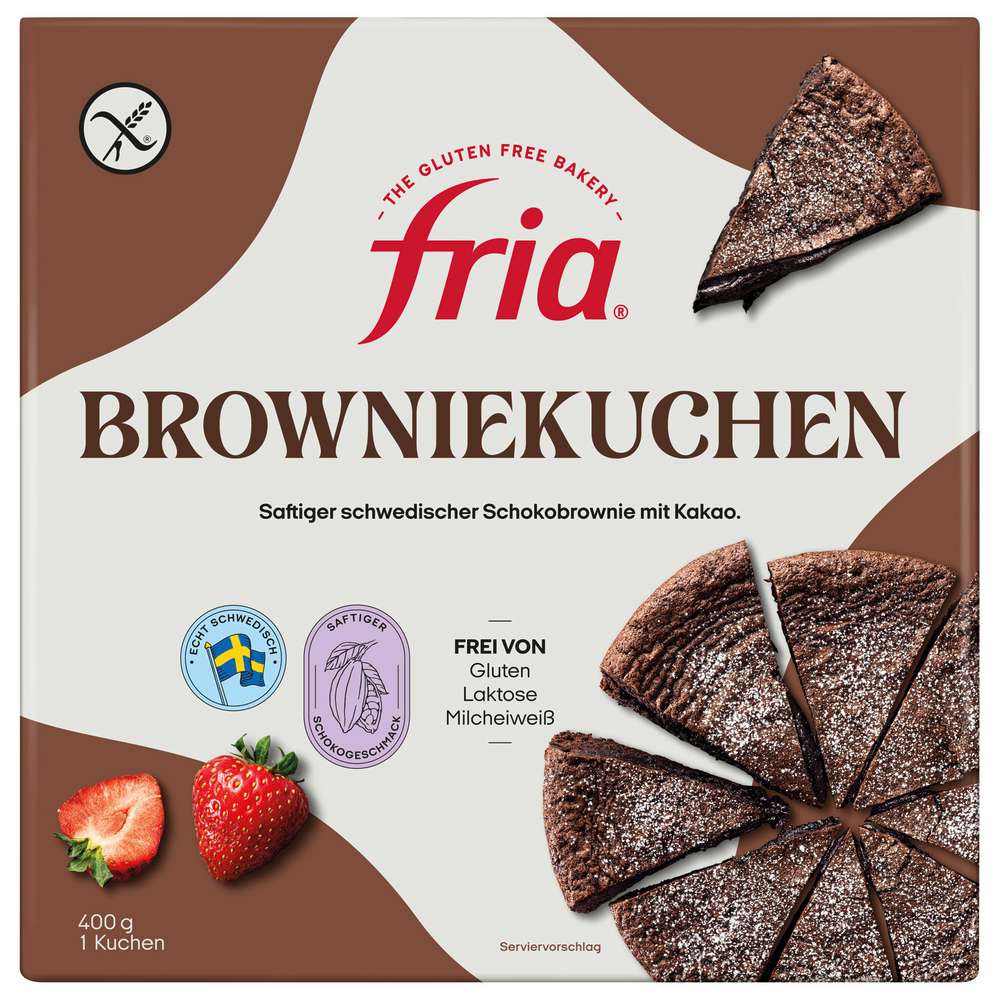 Produktabbildung Fria Browniekuchen, tiefgekühlt