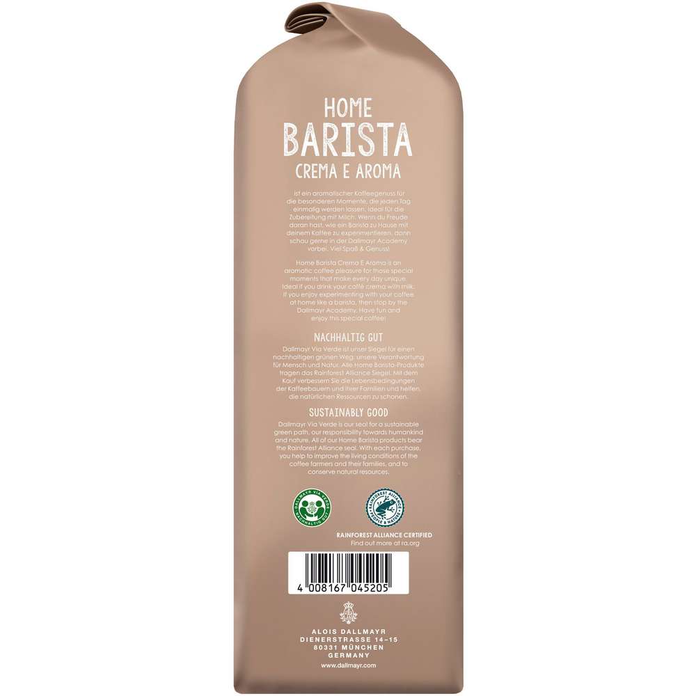 Produktabbildung Dallmayr Home Barista Bohnenkaffee