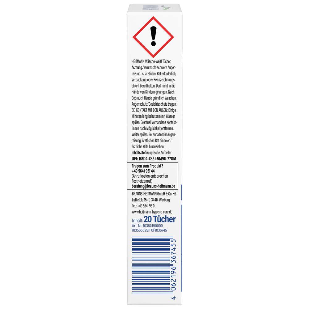Produktabbildung Heitmann Wäscheweiss-Tücher