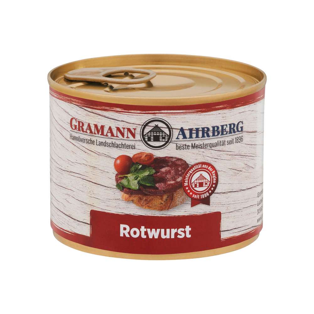 Produktabbildung Gramann & Ahrberg Rotwurst