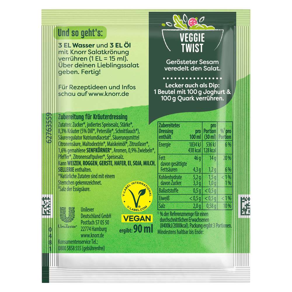 Produktabbildung Knorr Salat Krönung, Dill-Kräuter