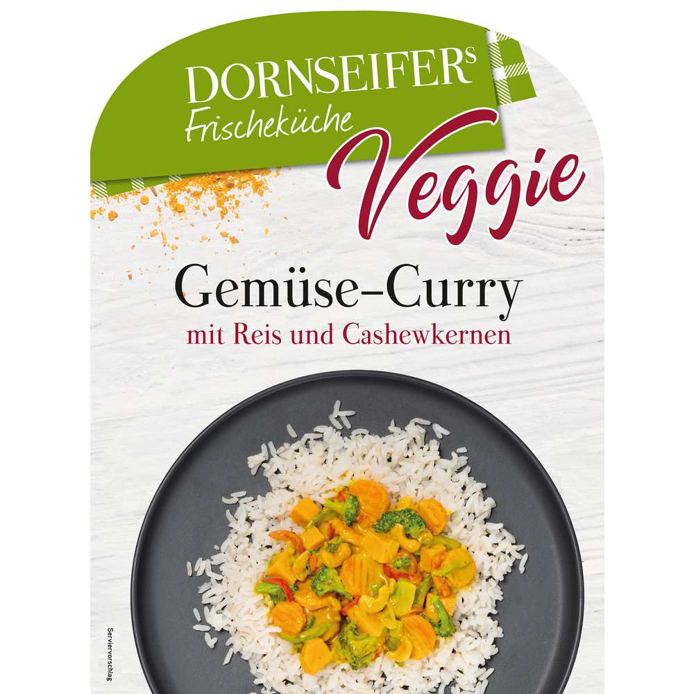 Produktabbildung Dornseifer Gemüse-Curry mit Reis & Cashewkernen 