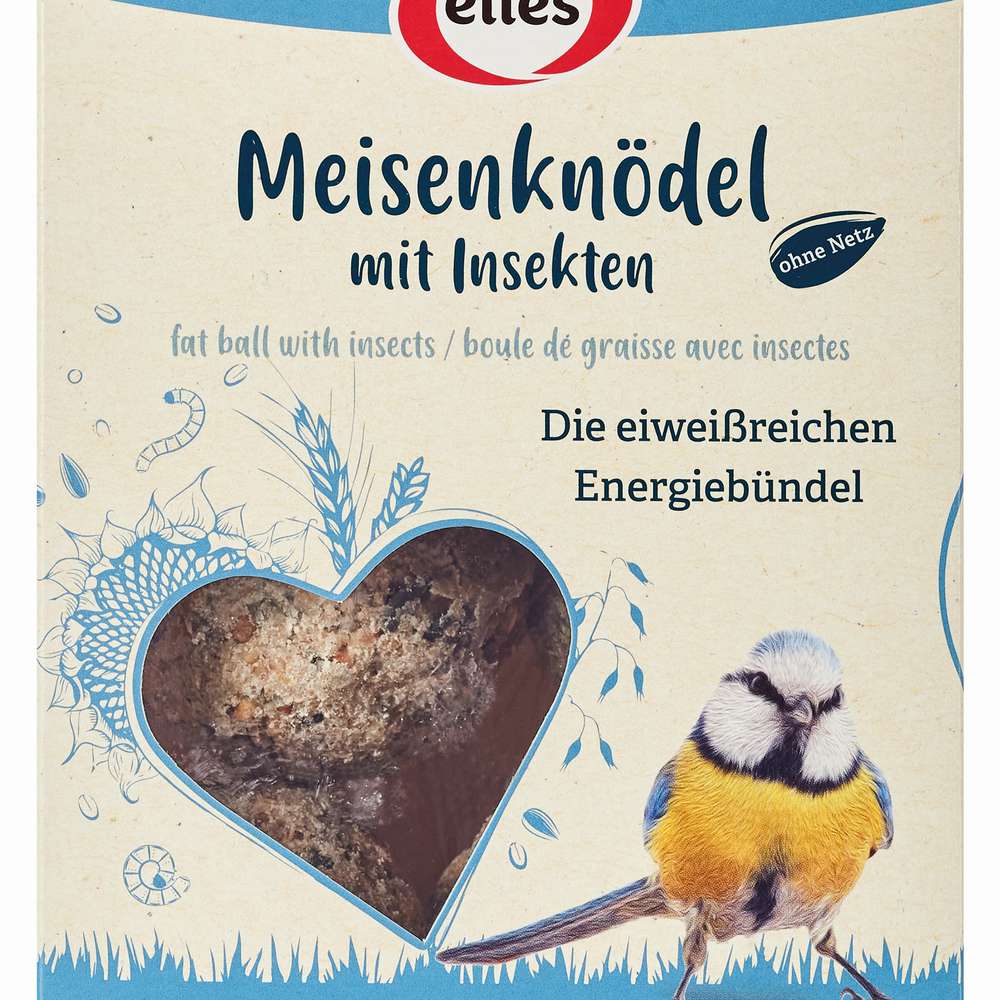 Produktabbildung elles Vogelfutter Meisenknödel + Insekten