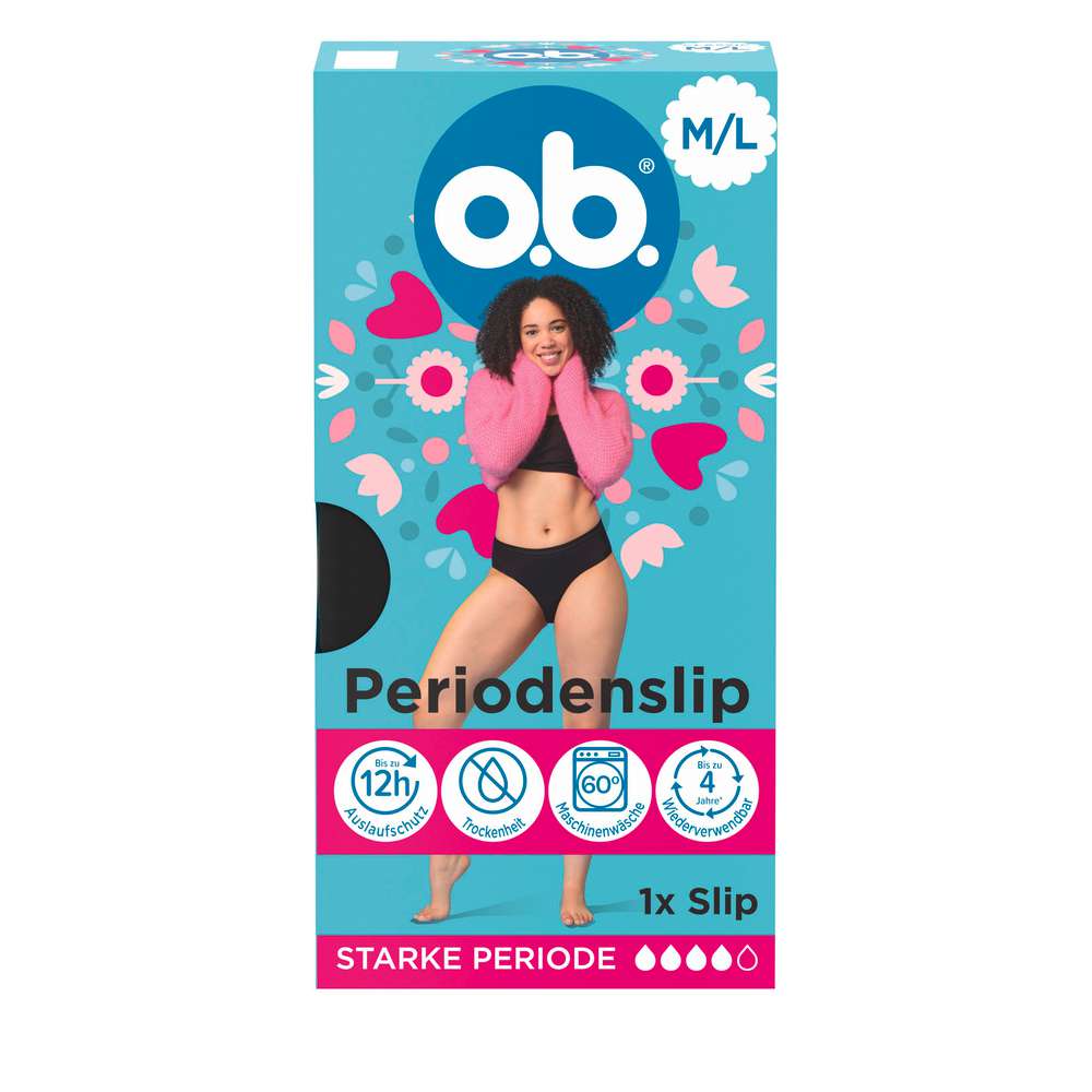 Produktabbildung o.b. Periodenunterwäsche Panties Gr.M/L