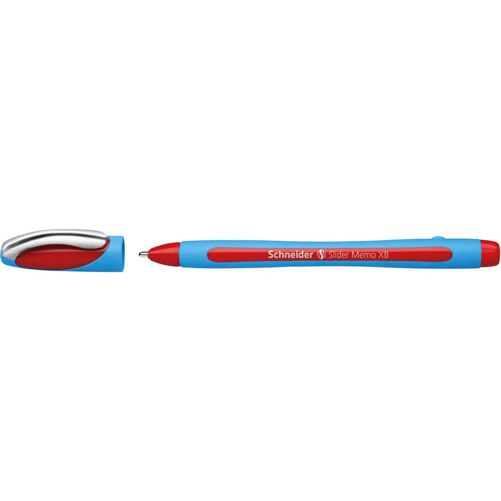 Produktabbildung Schneider Kugelschreiber Slider Memo extra breit, rot