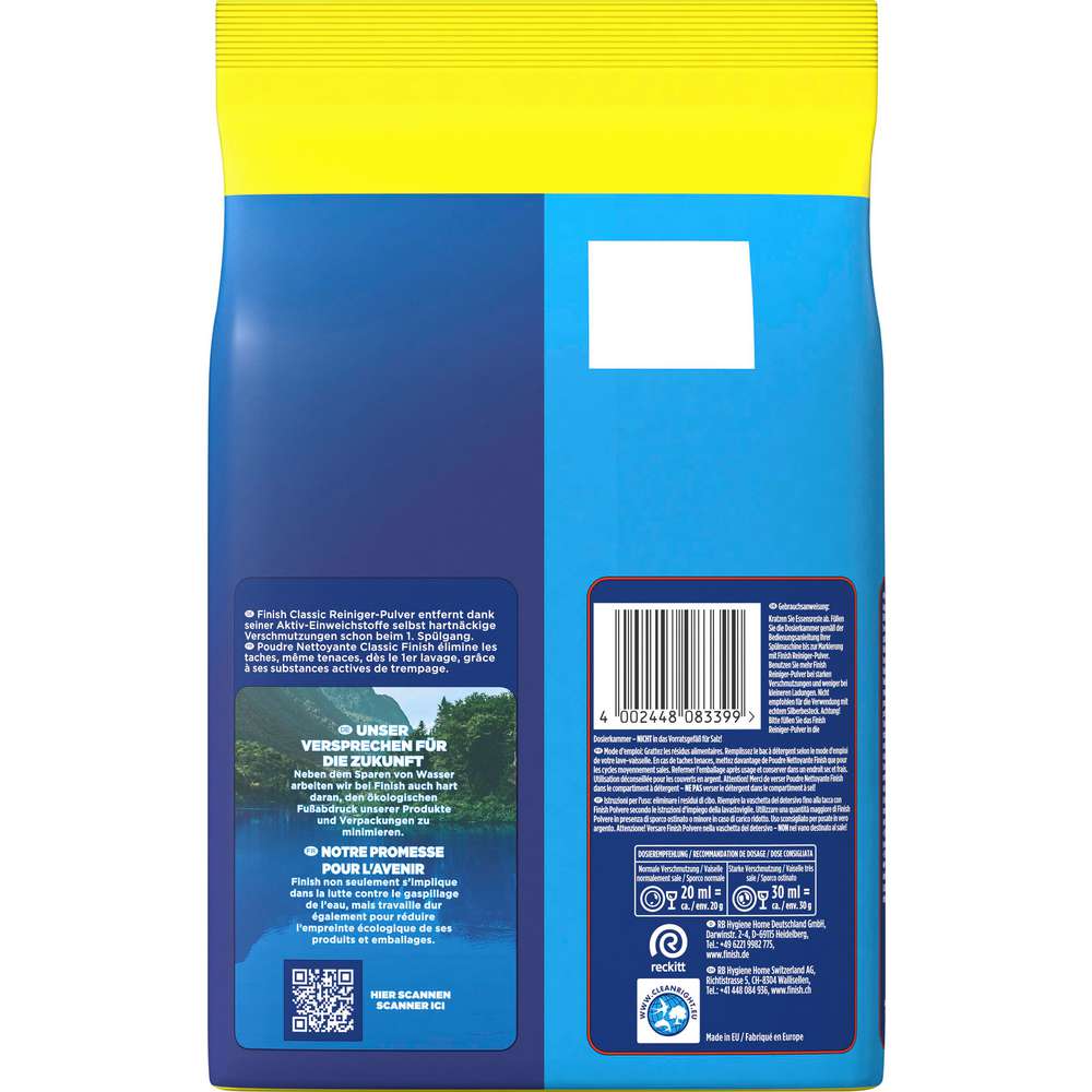 Produktabbildung Finish Spülmaschinen-Pulver, Classic