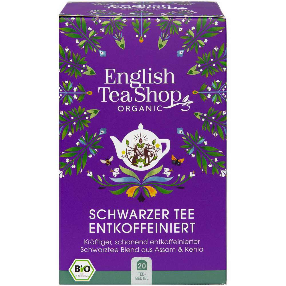 Produktabbildung English Tea Shop Bio Tee, Schwarzer Tee Entkoffeiniert