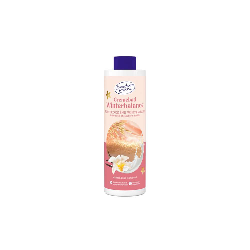Produktabbildung Dresdner Essenz Cremebad Winterbalance,  Hafermilch, Sheabutter & Vanille