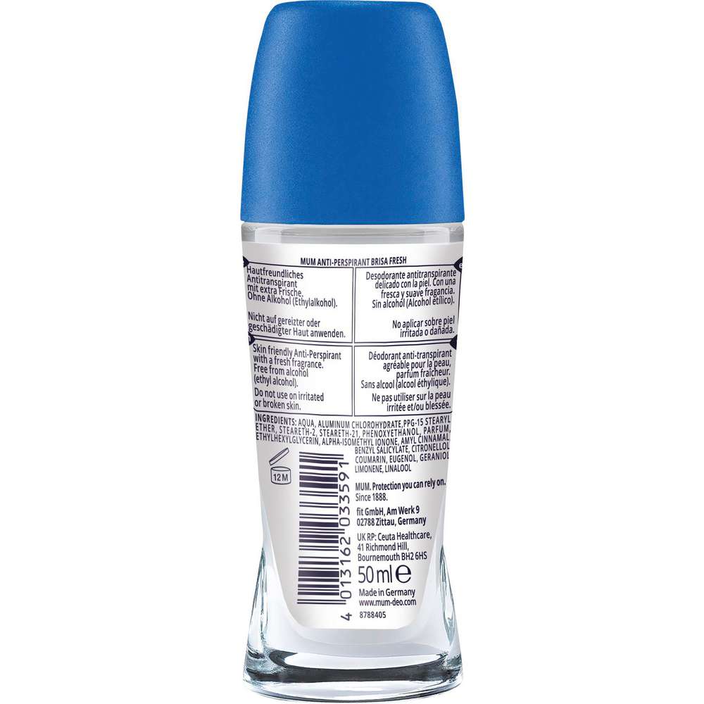 Produktabbildung Mum Deo Roll on, Brisa Fresh