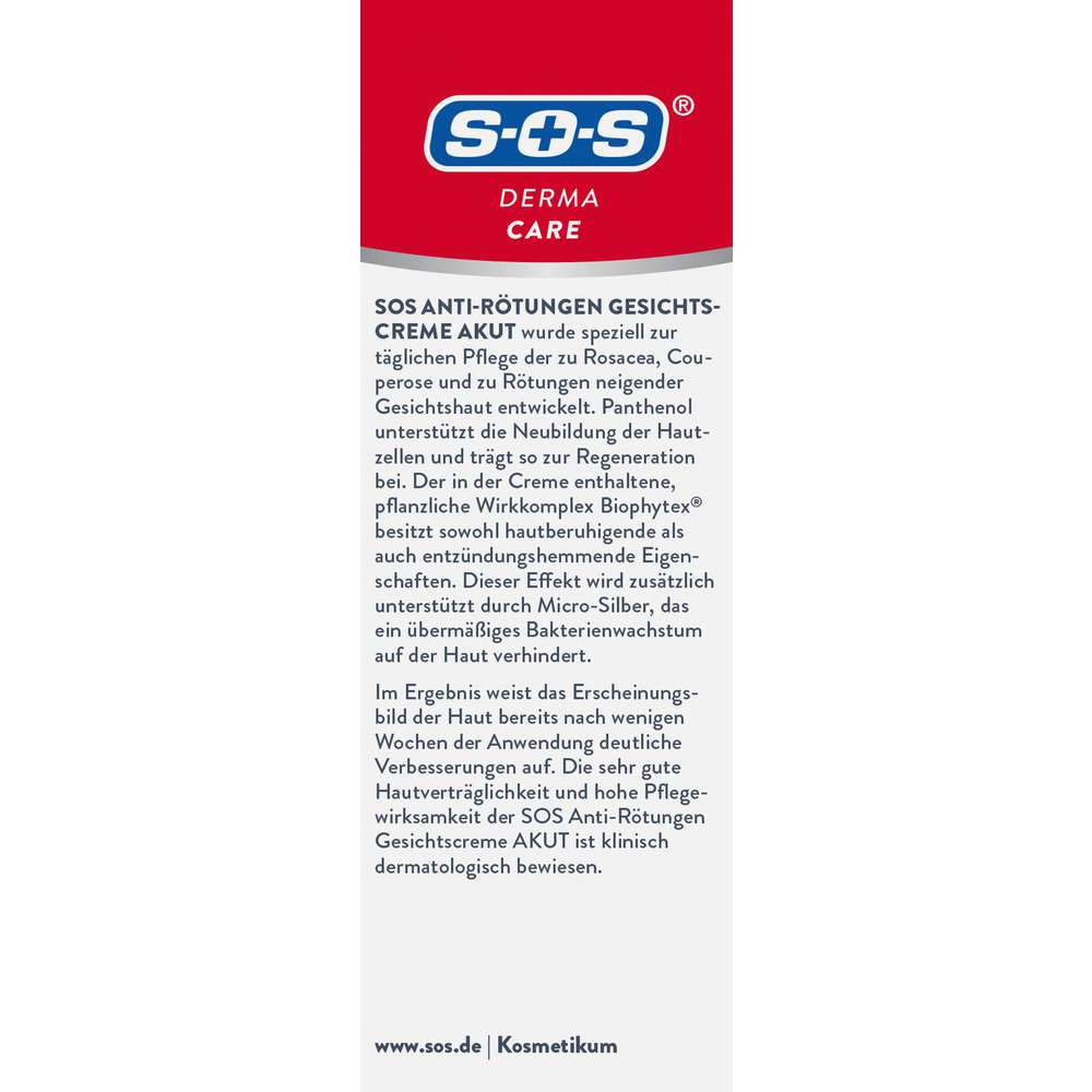 Produktabbildung SOS Anti-Rötung Gesichtscreme