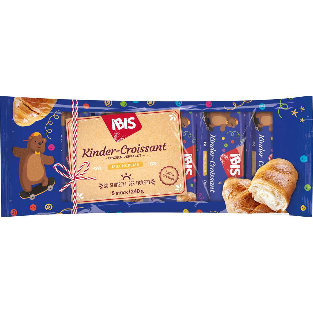 Produktabbildung Ibis Kindercroissant, Milchcreme