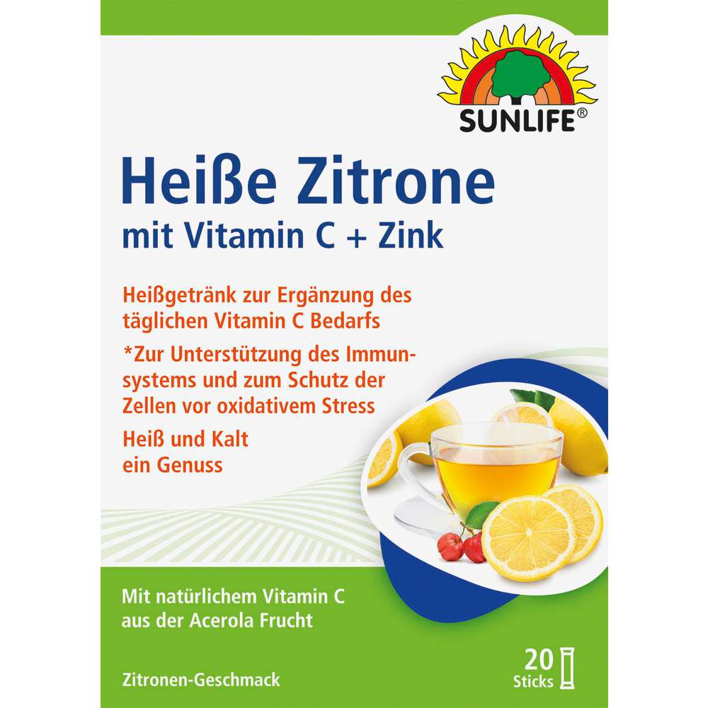 Produktabbildung Sunlife Heiss/Kaltgetränk, Zitrone